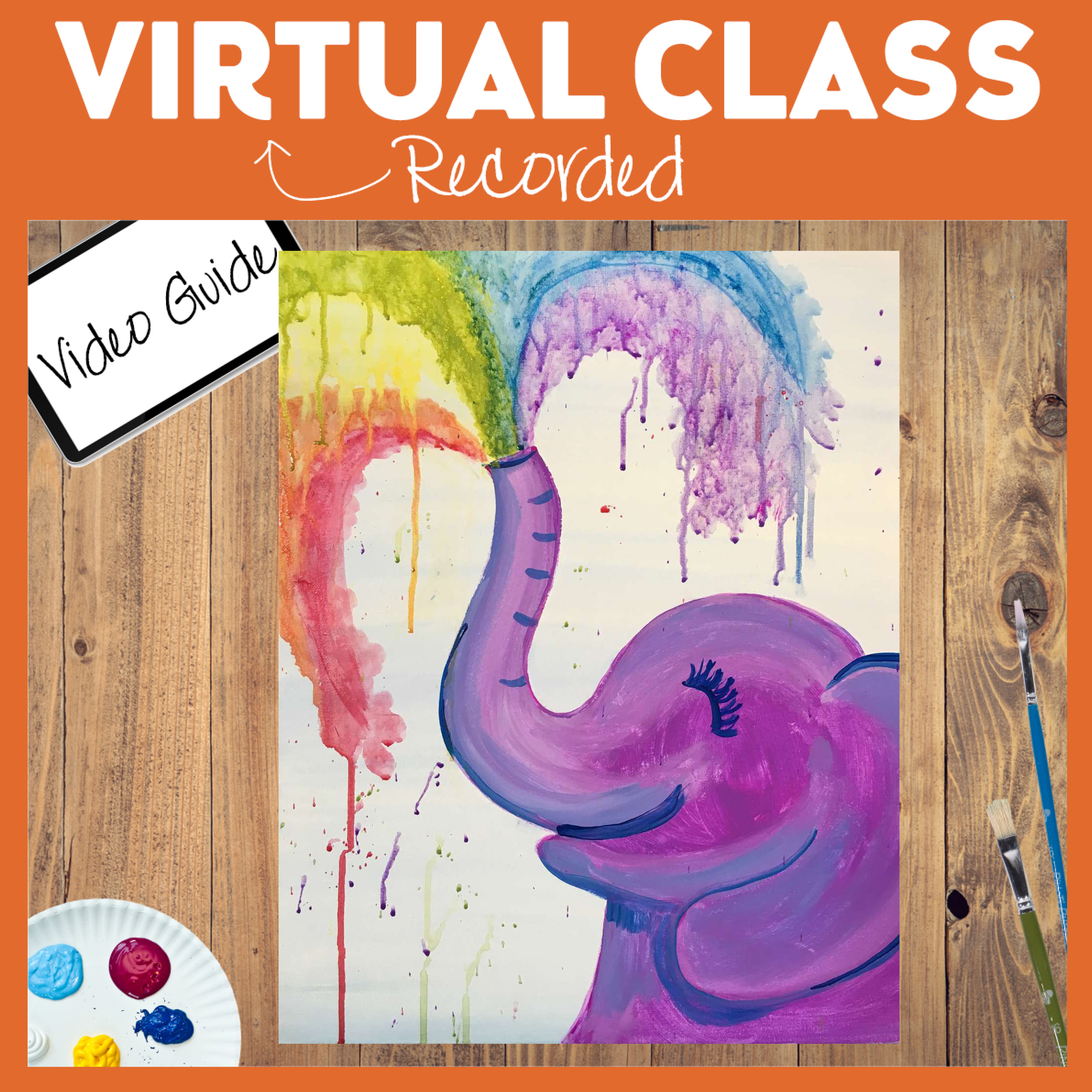 Pre-recorded virtual event. Supplies included option